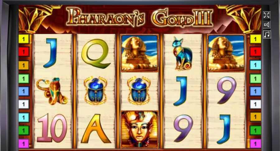 Золото Фараонов 3 на рубли