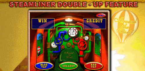 Риск игру слота открывает клавиша Gamble В эмуляторе Вокруг Света можно удвоить выигрыш в риск раунде